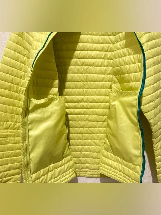 PATAGONIA Women's Down Shirt vibrant lightweight Jacket Size Large - Picture 4 of 9